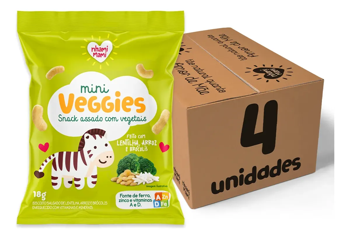 Mini Veggies Lentilha e Brócolis